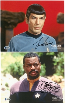 "Star Trek" Signed 8" x 10" Photographs Collection (28) Including Nimoy and Takei (Beckett)